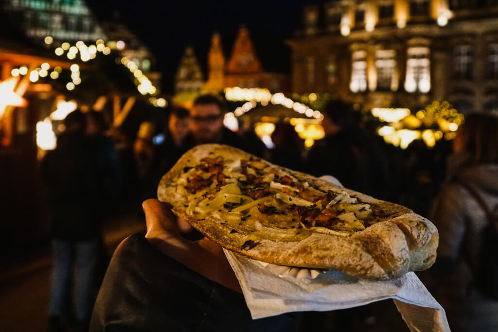 Hohenloher Blootz auf dem Weihnachtsmarkt Schwaebisch Hall