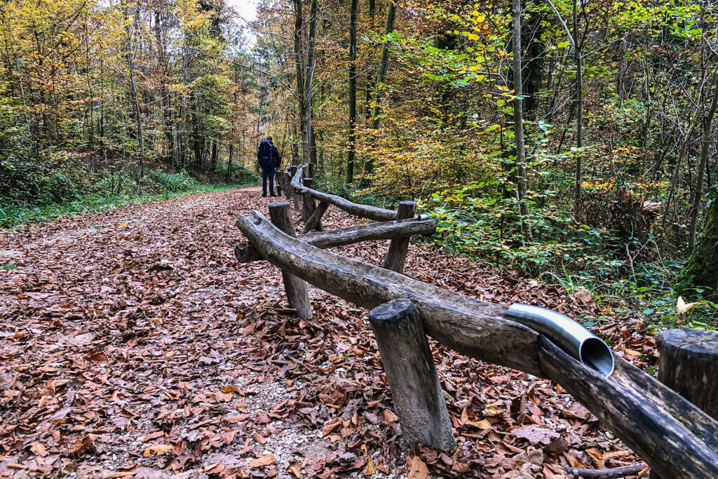 Waldkugelbahn auf dem Erlebnispfad Urbach im Remstal